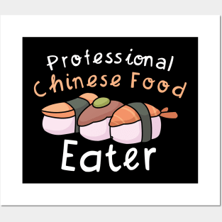 Professional Chinese Food Eater Posters and Art